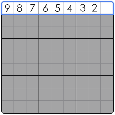 technique to solve sudoku